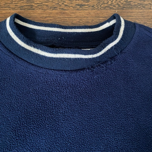 The North Face Men’s Navy Fleece Pullover Large - Picture 5 of 15